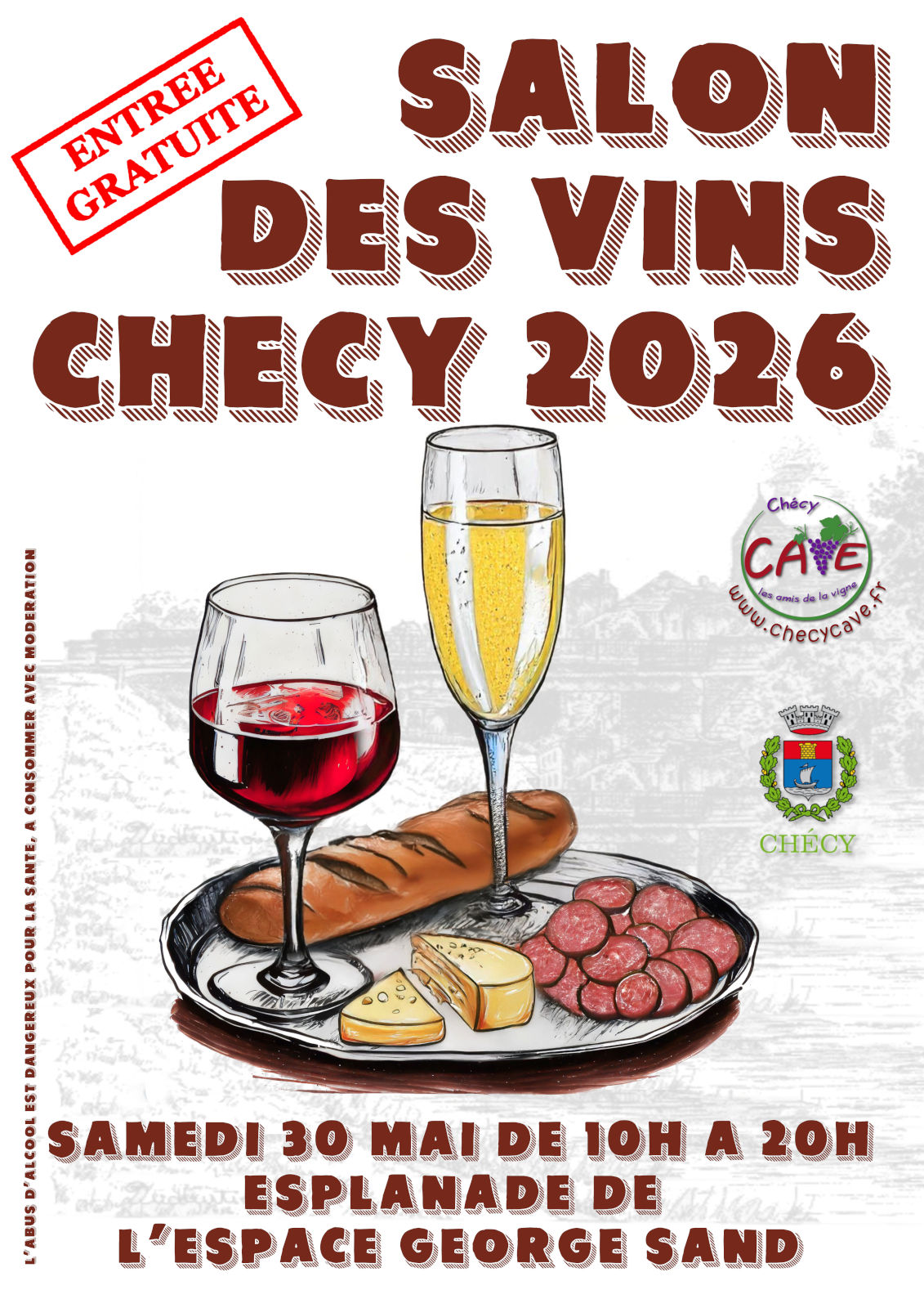 Affiche Salon des vins de Chécy 2026